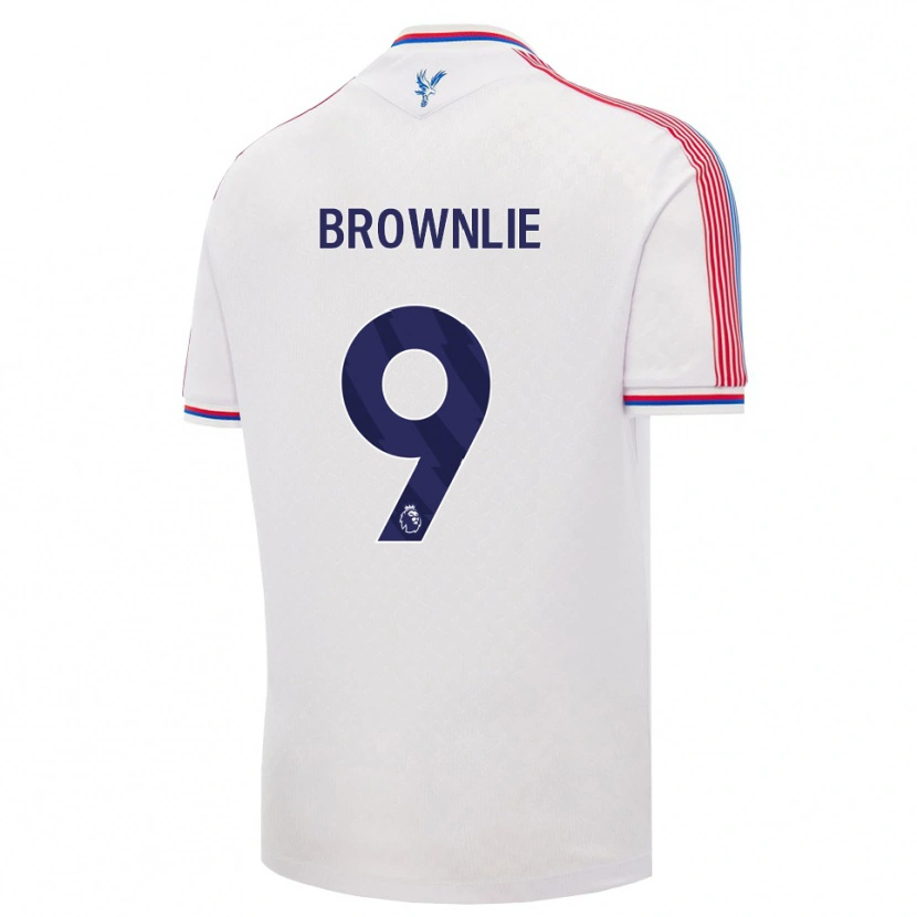Danxen Heren Rylan Brownlie #9 Wit Rood Blauw Thuisshirt Thuistenue 2026/27 T-Shirt