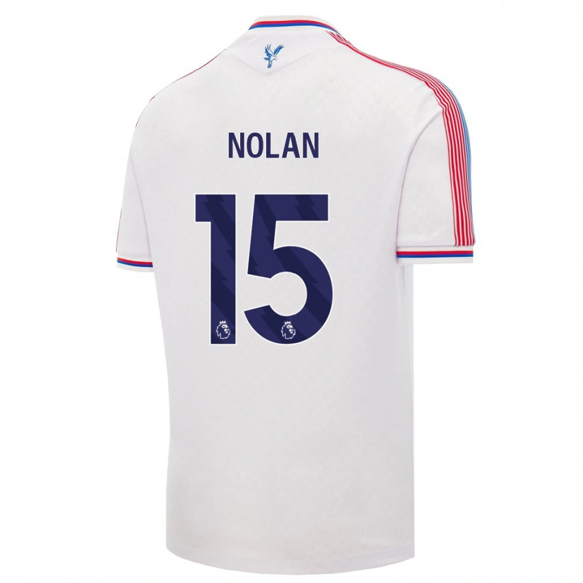 Danxen Heren Hayley Nolan #15 Wit Rood Blauw Thuisshirt Thuistenue 2026/27 T-Shirt