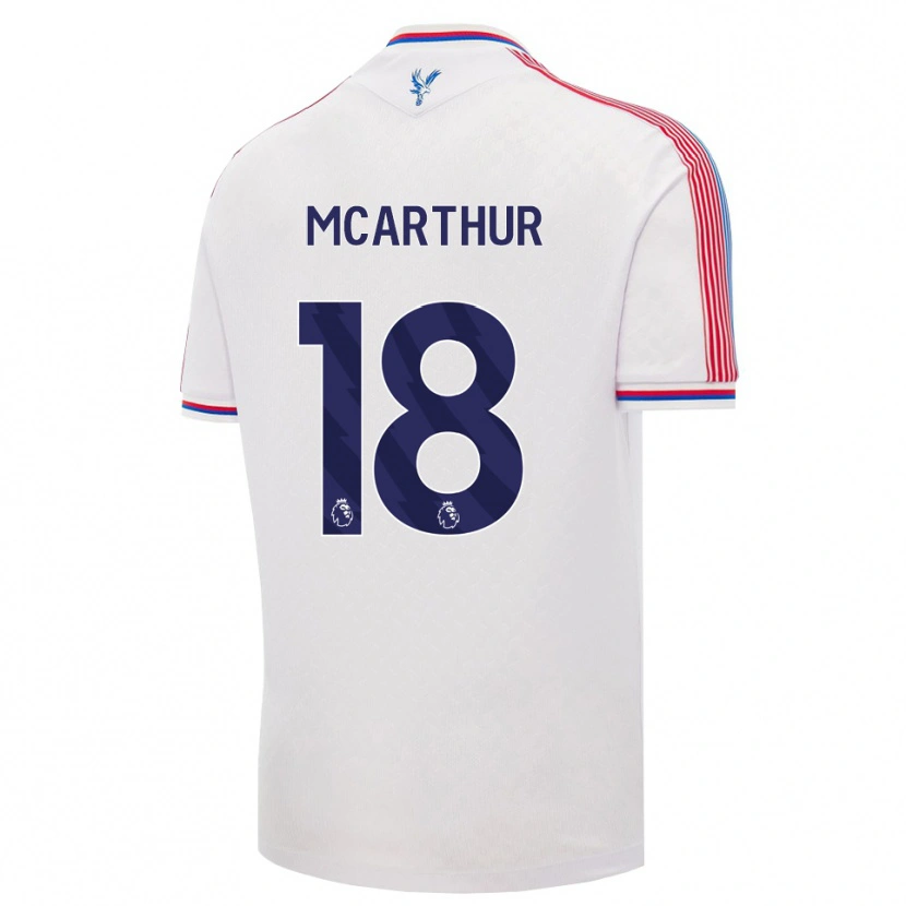 Danxen Heren James Mcarthur #18 Wit Rood Blauw Thuisshirt Thuistenue 2026/27 T-Shirt