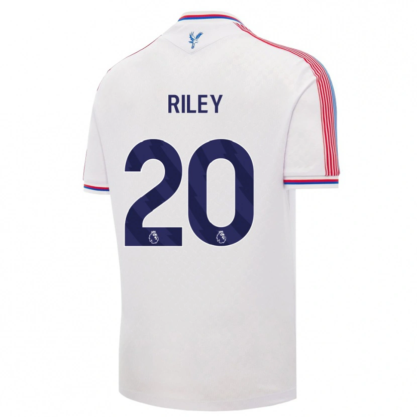 Danxen Heren Indiah-Paige Riley #20 Wit Rood Blauw Thuisshirt Thuistenue 2026/27 T-Shirt