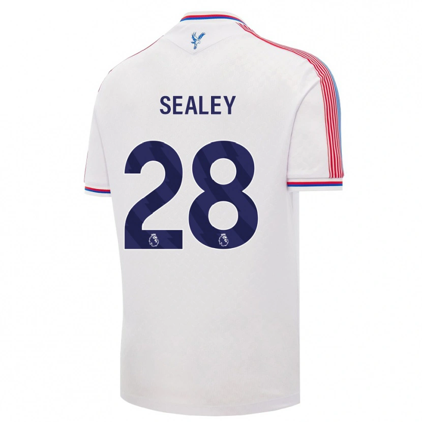 Danxen Heren Amaari Sealey #28 Wit Rood Blauw Thuisshirt Thuistenue 2026/27 T-Shirt