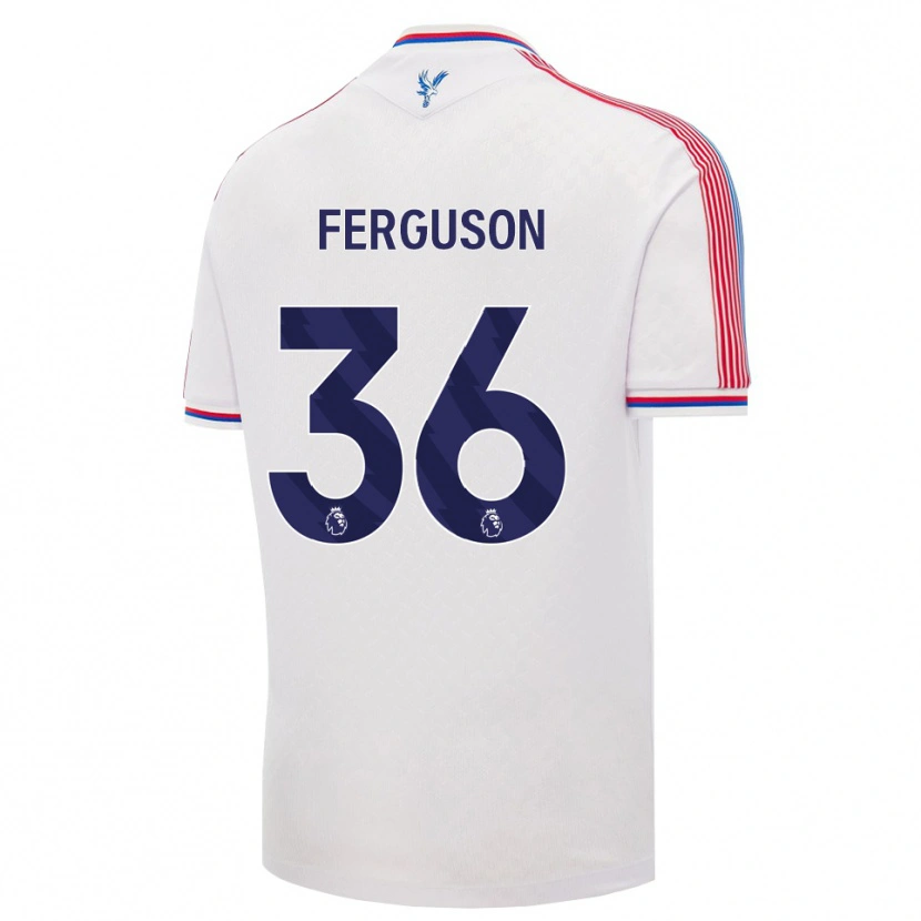 Danxen Heren Nathan Ferguson #36 Wit Rood Blauw Thuisshirt Thuistenue 2026/27 T-Shirt