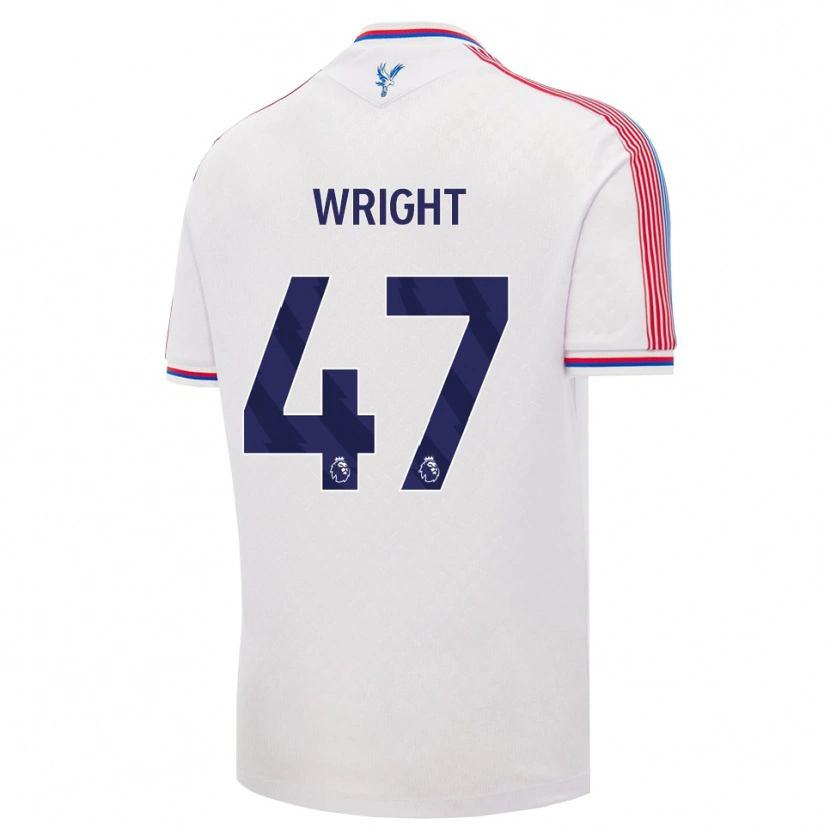 Danxen Heren Annis-Clara Wright #47 Wit Rood Blauw Thuisshirt Thuistenue 2026/27 T-Shirt