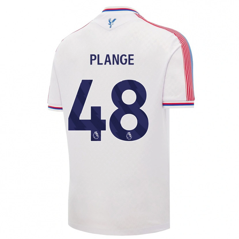 Danxen Heren Luke Plange #48 Wit Rood Blauw Thuisshirt Thuistenue 2026/27 T-Shirt
