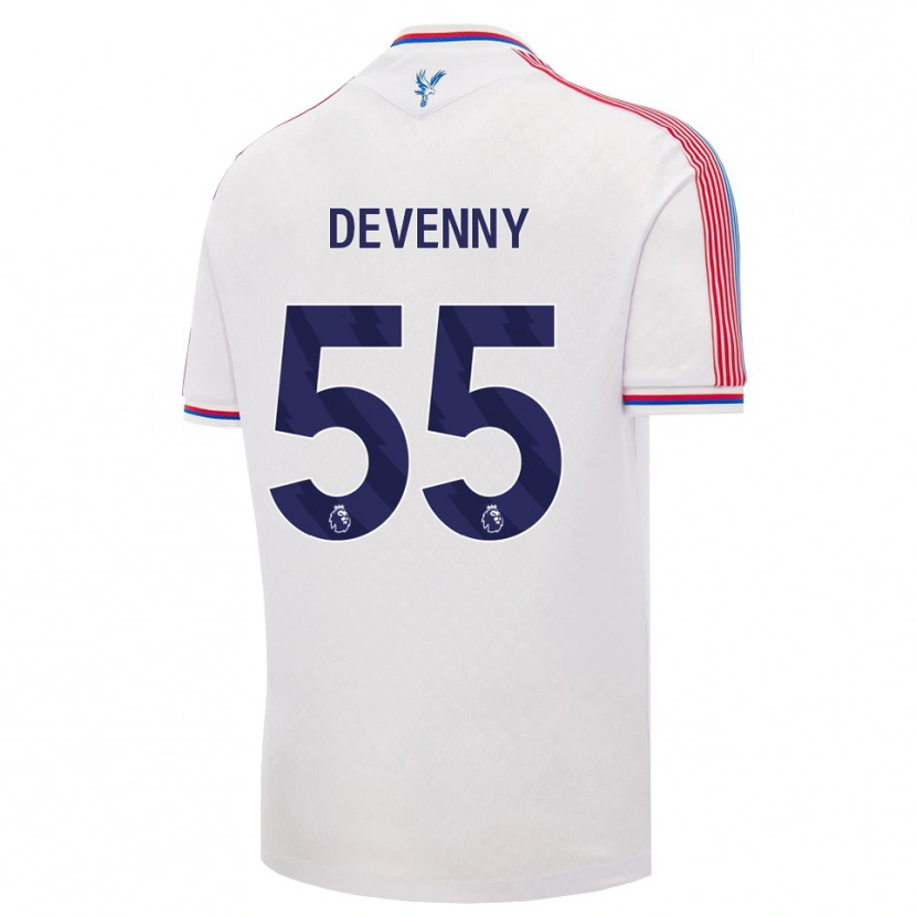 Danxen Heren Justin Devenny #55 Wit Rood Blauw Thuisshirt Thuistenue 2026/27 T-Shirt
