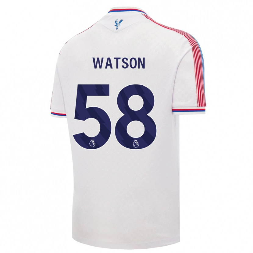 Danxen Heren Noah Watson #58 Wit Rood Blauw Thuisshirt Thuistenue 2026/27 T-Shirt