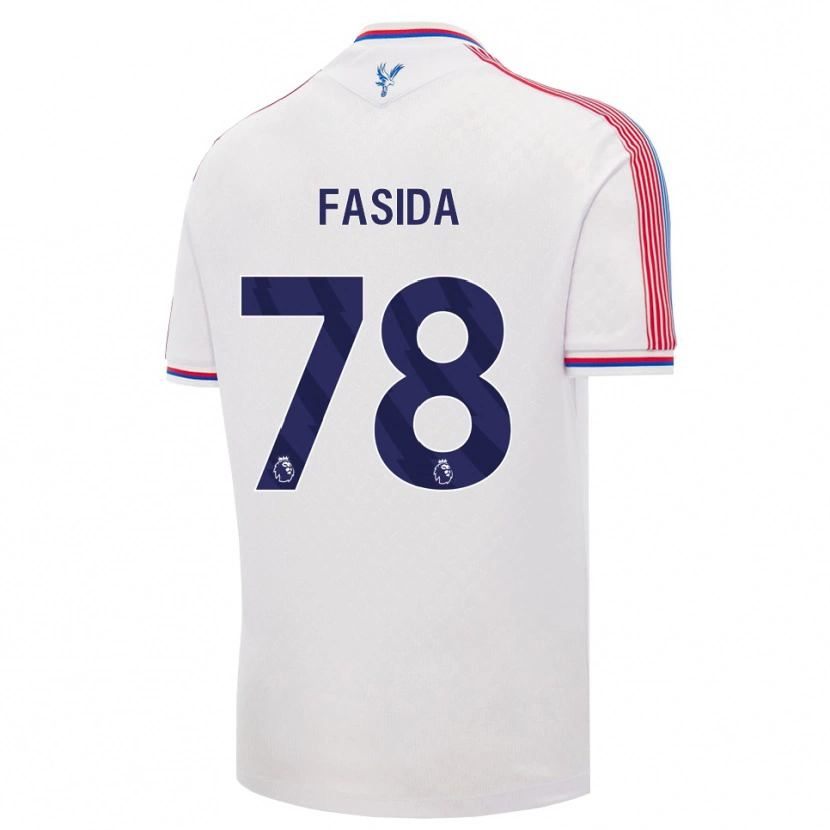Danxen Heren Jacob Fasida #78 Wit Rood Blauw Thuisshirt Thuistenue 2026/27 T-Shirt