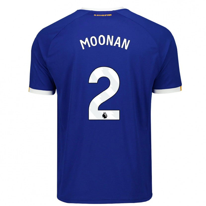 Danxen Heren Bradley Moonan #2 Blauw Wit Geel Thuisshirt Thuistenue 2026/27 T-Shirt