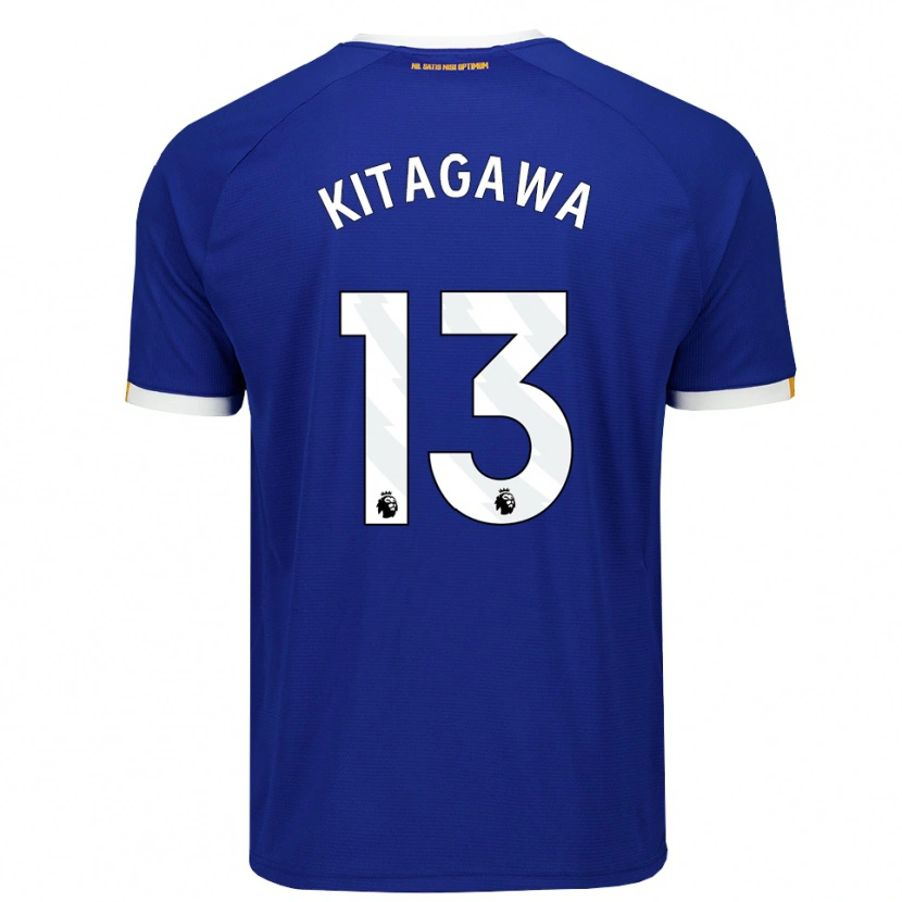 Danxen Heren Hikaru Kitagawa #13 Blauw Wit Geel Thuisshirt Thuistenue 2026/27 T-Shirt