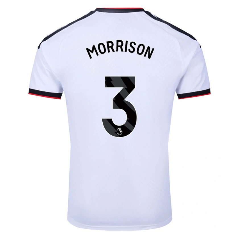 Danxen Heren Kymarley Morrison #3 Wit Zwart Rood Thuisshirt Thuistenue 2026/27 T-Shirt