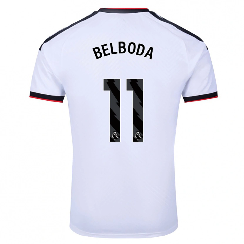 Danxen Heren Malachai Belboda #11 Wit Zwart Rood Thuisshirt Thuistenue 2026/27 T-Shirt