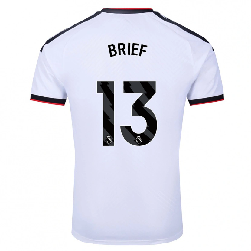Danxen Heren Zack Brief #13 Wit Zwart Rood Thuisshirt Thuistenue 2026/27 T-Shirt