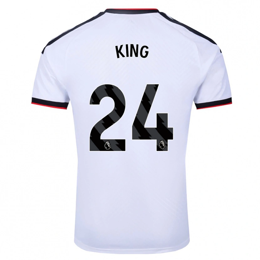 Danxen Heren Josh King #24 Wit Zwart Rood Thuisshirt Thuistenue 2026/27 T-Shirt
