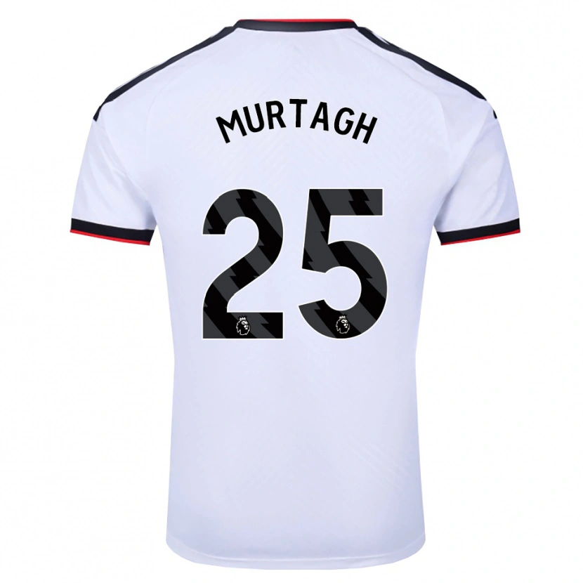 Danxen Heren Ruby Murtagh #25 Wit Zwart Rood Thuisshirt Thuistenue 2026/27 T-Shirt