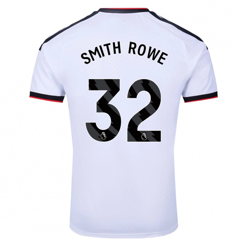 Danxen Heren Emile Smith Rowe #32 Wit Zwart Rood Thuisshirt Thuistenue 2026/27 T-Shirt