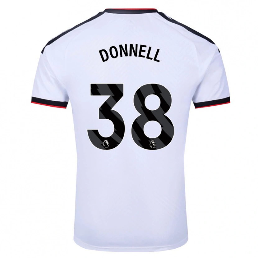 Danxen Heren Chris Donnell #38 Wit Zwart Rood Thuisshirt Thuistenue 2026/27 T-Shirt