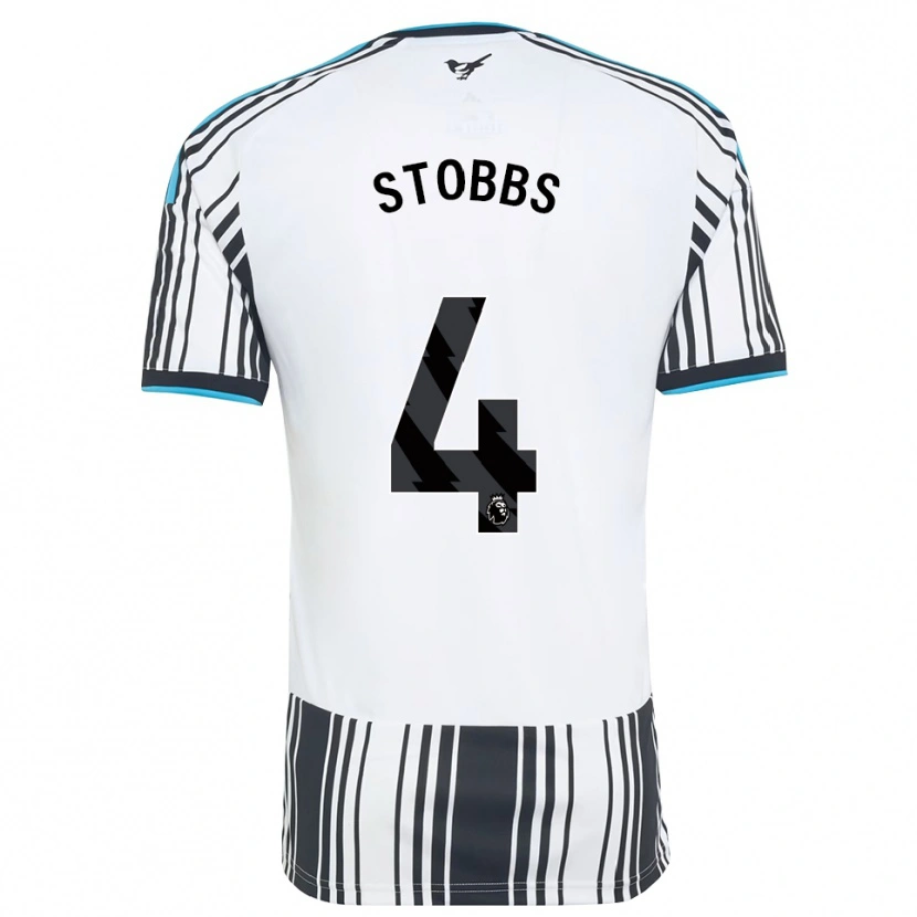 Danxen Heren Amber-Keegan Stobbs #4 Hemelsblauw Zwart Wit Thuisshirt Thuistenue 2026/27 T-Shirt