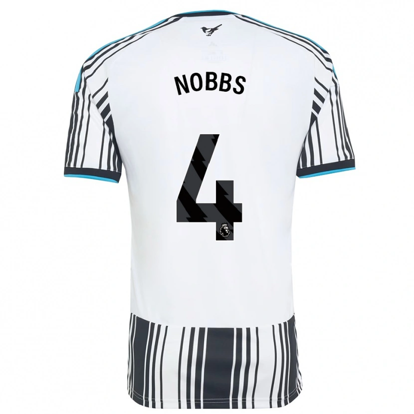 Danxen Heren Jordan Nobbs #4 Hemelsblauw Zwart Wit Thuisshirt Thuistenue 2026/27 T-Shirt