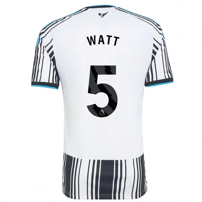 Danxen Heren Olivia Watt #5 Hemelsblauw Zwart Wit Thuisshirt Thuistenue 2026/27 T-Shirt