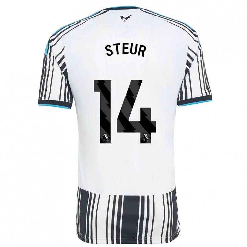 Danxen Heren Sean Steur #14 Hemelsblauw Zwart Wit Thuisshirt Thuistenue 2026/27 T-Shirt