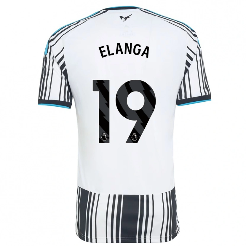 Danxen Heren Anthony Elanga #19 Hemelsblauw Zwart Wit Thuisshirt Thuistenue 2026/27 T-Shirt