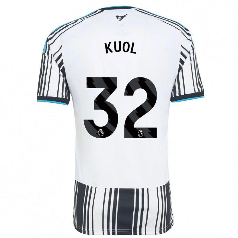Danxen Heren Garang Kuol #32 Hemelsblauw Zwart Wit Thuisshirt Thuistenue 2026/27 T-Shirt