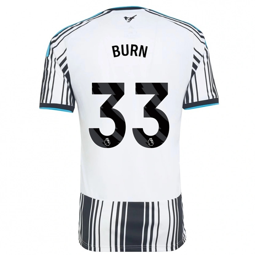 Danxen Heren Dan Burn #33 Hemelsblauw Zwart Wit Thuisshirt Thuistenue 2026/27 T-Shirt