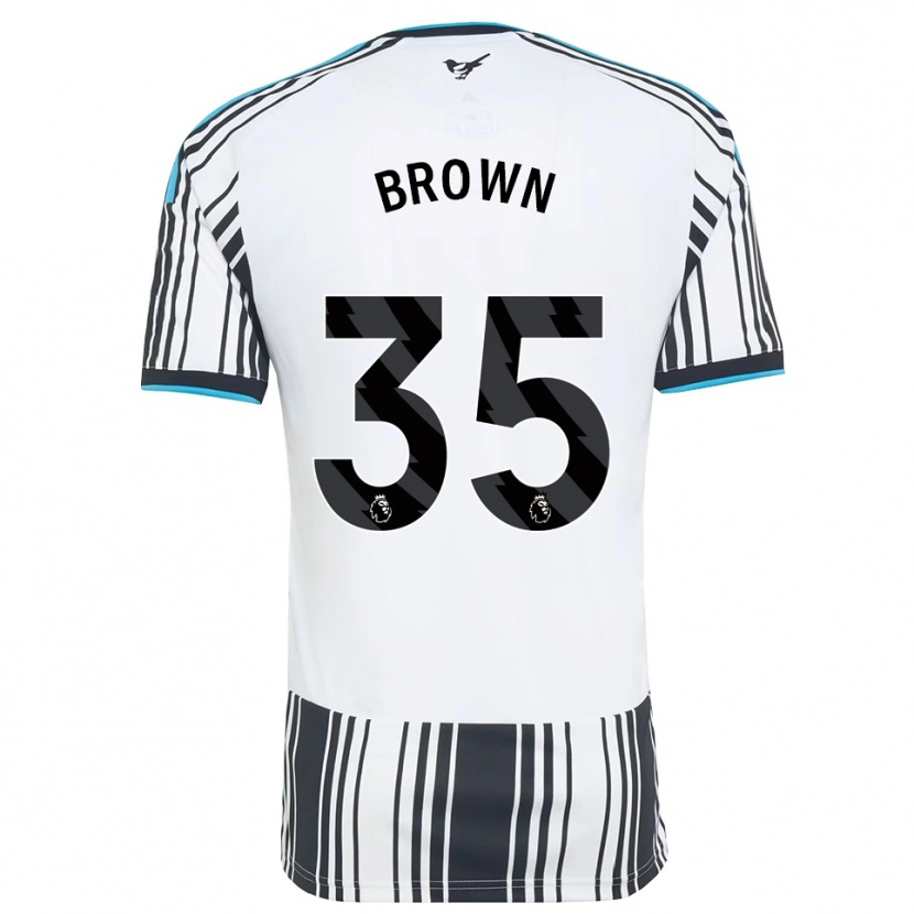 Danxen Heren Will Brown #35 Hemelsblauw Zwart Wit Thuisshirt Thuistenue 2026/27 T-Shirt