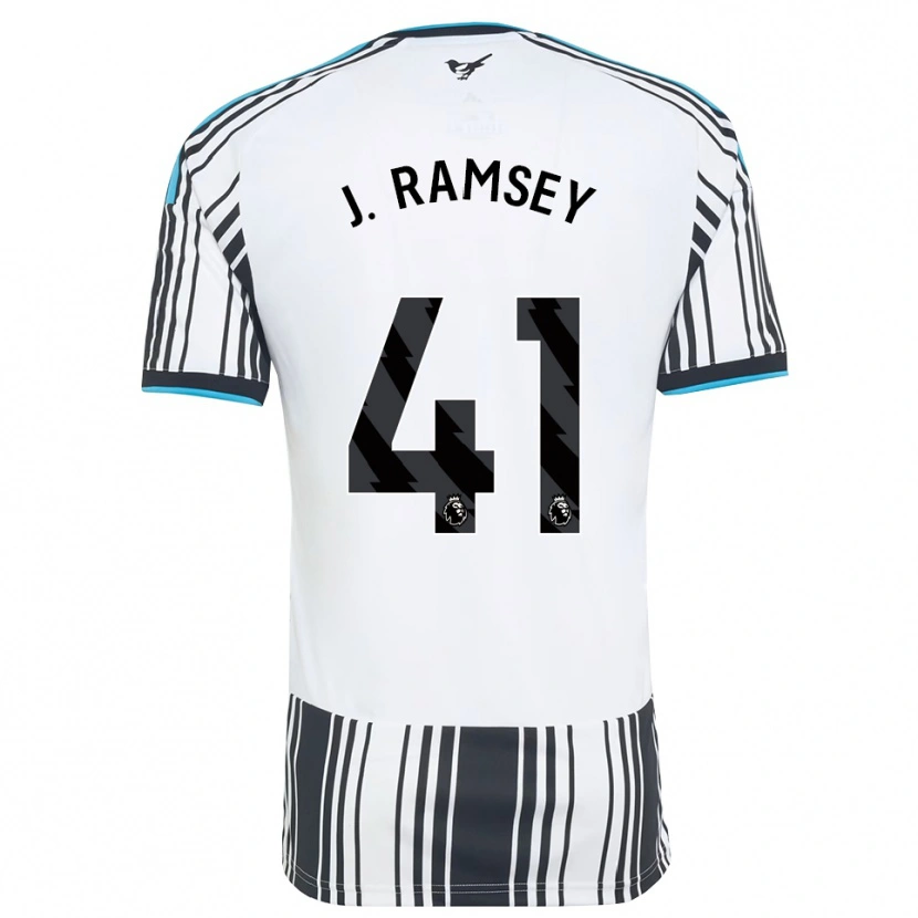Danxen Heren Jacob Ramsey #41 Hemelsblauw Zwart Wit Thuisshirt Thuistenue 2026/27 T-Shirt