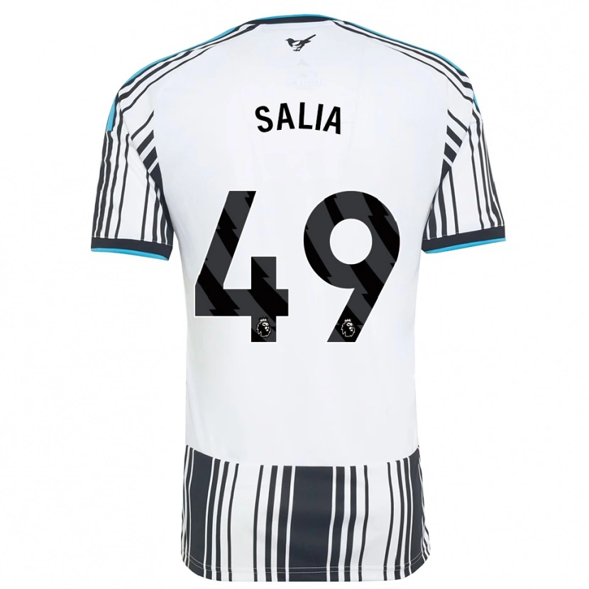 Danxen Heren Vakhtang Salia #49 Hemelsblauw Zwart Wit Thuisshirt Thuistenue 2026/27 T-Shirt