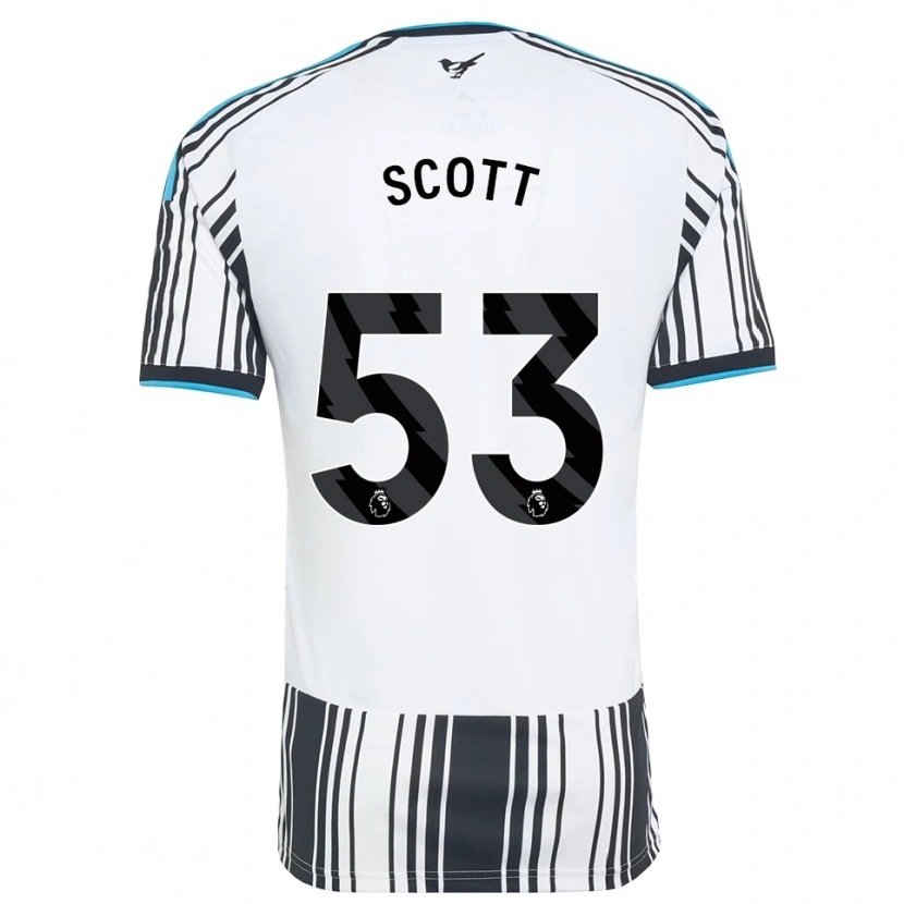 Danxen Heren Joshua Scott #53 Hemelsblauw Zwart Wit Thuisshirt Thuistenue 2026/27 T-Shirt