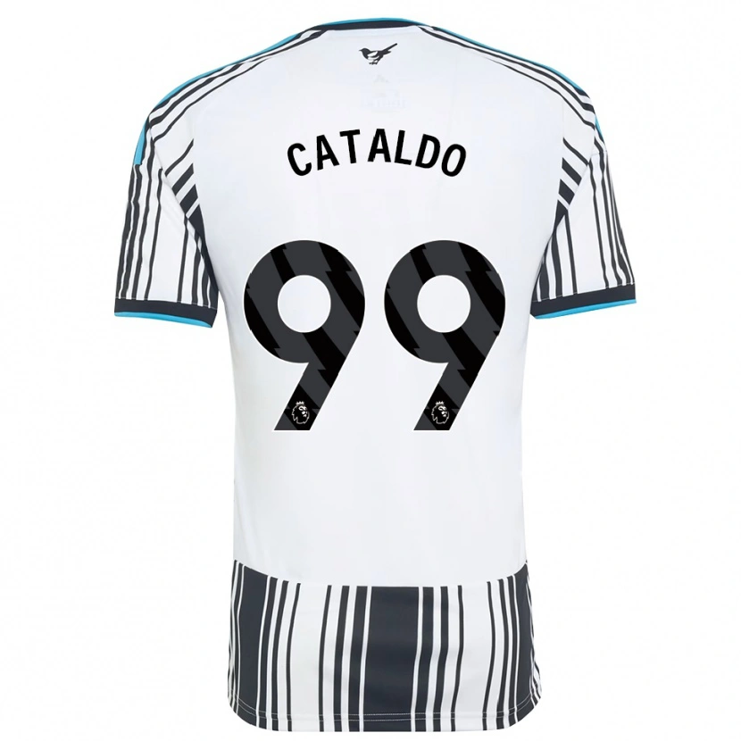 Danxen Heren Lia Cataldo #99 Hemelsblauw Zwart Wit Thuisshirt Thuistenue 2026/27 T-Shirt