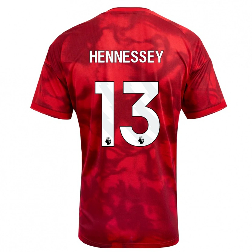 Danxen Heren Wayne Hennessey #13 Krimson Wit Thuisshirt Thuistenue 2026/27 T-Shirt