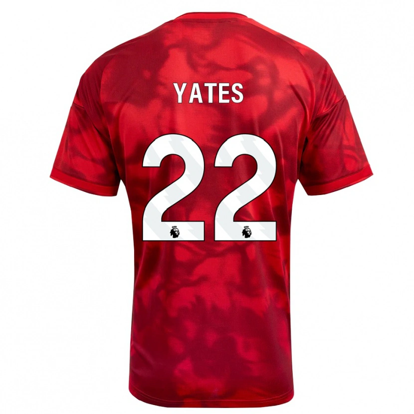 Danxen Heren Ryan Yates #22 Krimson Wit Thuisshirt Thuistenue 2026/27 T-Shirt