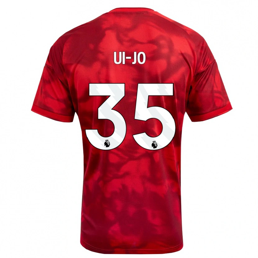 Danxen Heren Ui-Jo Hwang #35 Krimson Wit Thuisshirt Thuistenue 2026/27 T-Shirt
