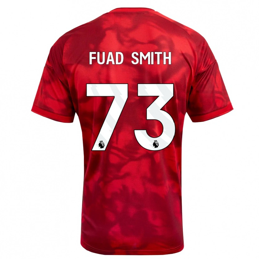 Danxen Heren Fuad Smith #73 Krimson Wit Thuisshirt Thuistenue 2026/27 T-Shirt