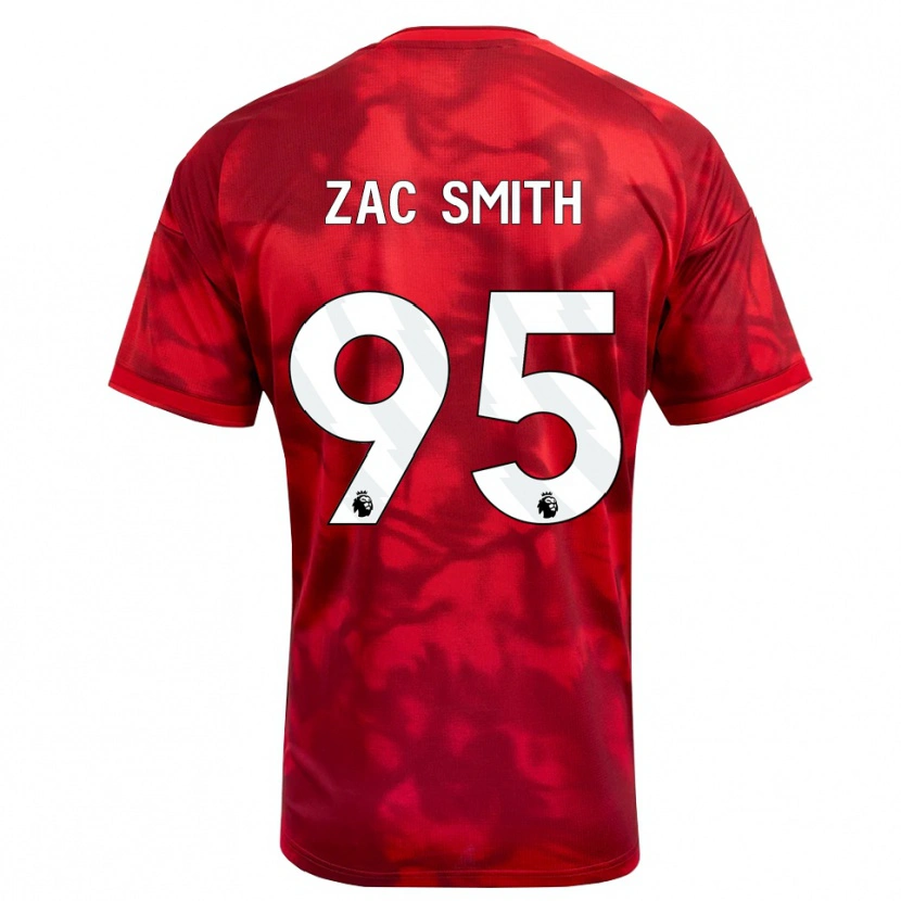 Danxen Heren Zac Smith #95 Krimson Wit Thuisshirt Thuistenue 2026/27 T-Shirt