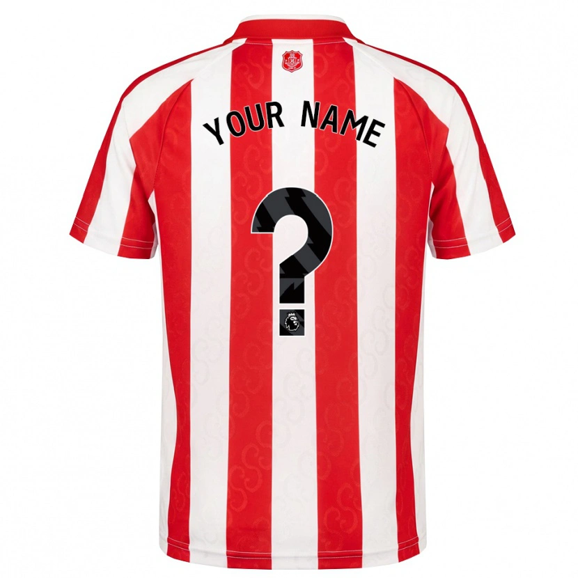 Danxen Heren Uw Naam #0 Rood Wit Zwart Thuisshirt Thuistenue 2026/27 T-Shirt
