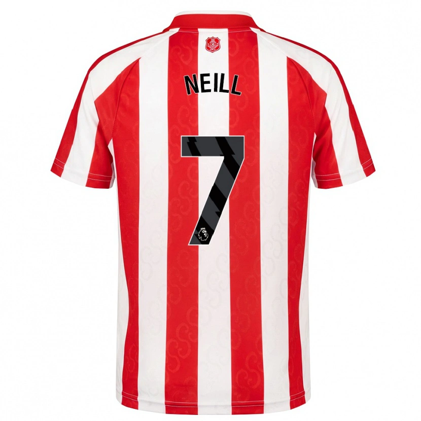 Danxen Heren Marcus Neill #7 Rood Wit Zwart Thuisshirt Thuistenue 2026/27 T-Shirt