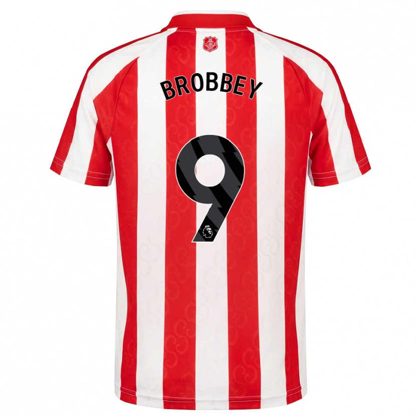 Danxen Heren Brian Brobbey #9 Rood Wit Zwart Thuisshirt Thuistenue 2026/27 T-Shirt