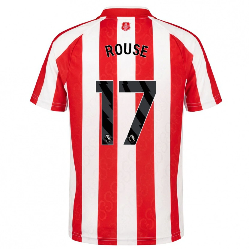 Danxen Heren Mollie Rouse #17 Rood Wit Zwart Thuisshirt Thuistenue 2026/27 T-Shirt