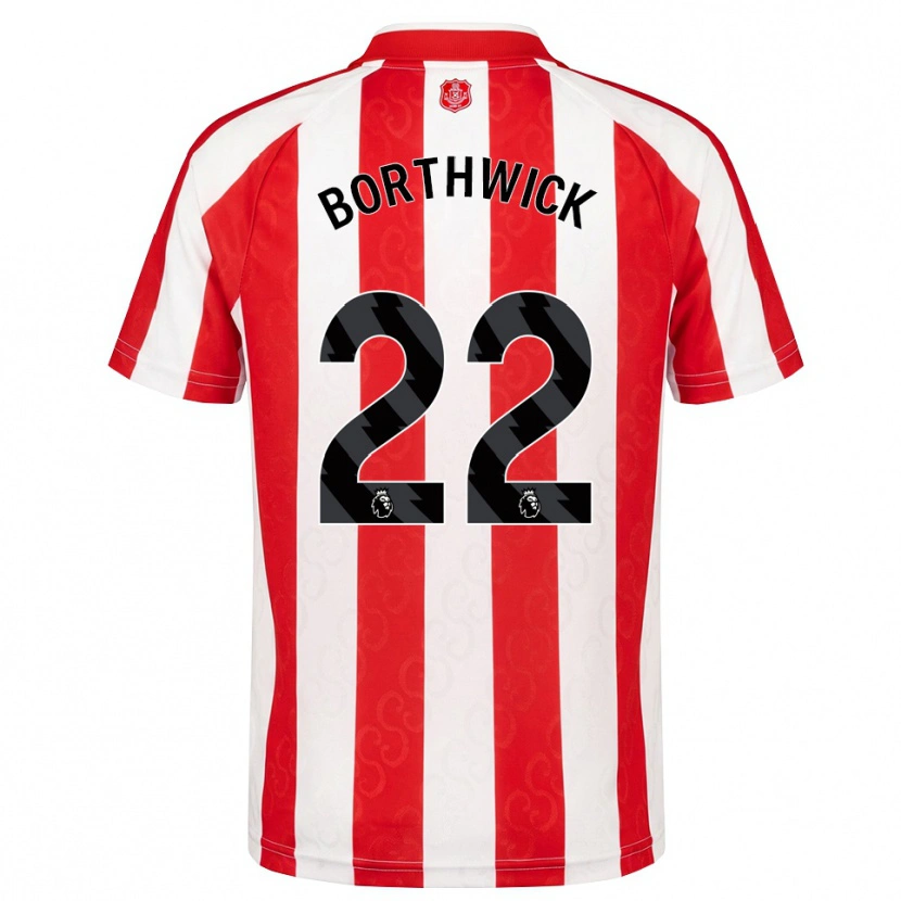 Danxen Heren Megan Borthwick #22 Rood Wit Zwart Thuisshirt Thuistenue 2026/27 T-Shirt