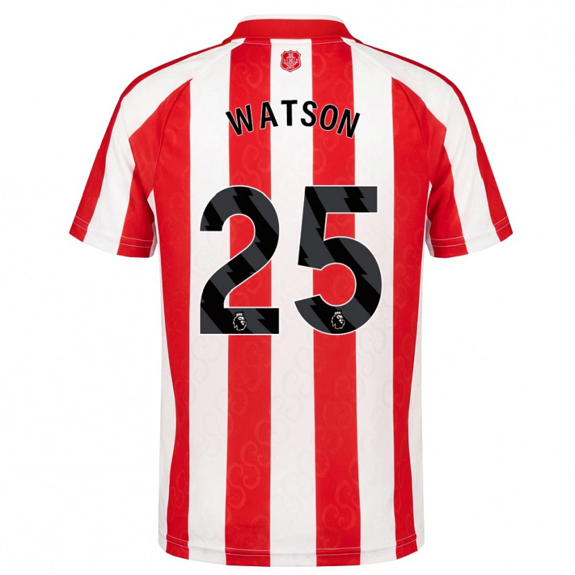 Danxen Heren Katy Watson #25 Rood Wit Zwart Thuisshirt Thuistenue 2026/27 T-Shirt