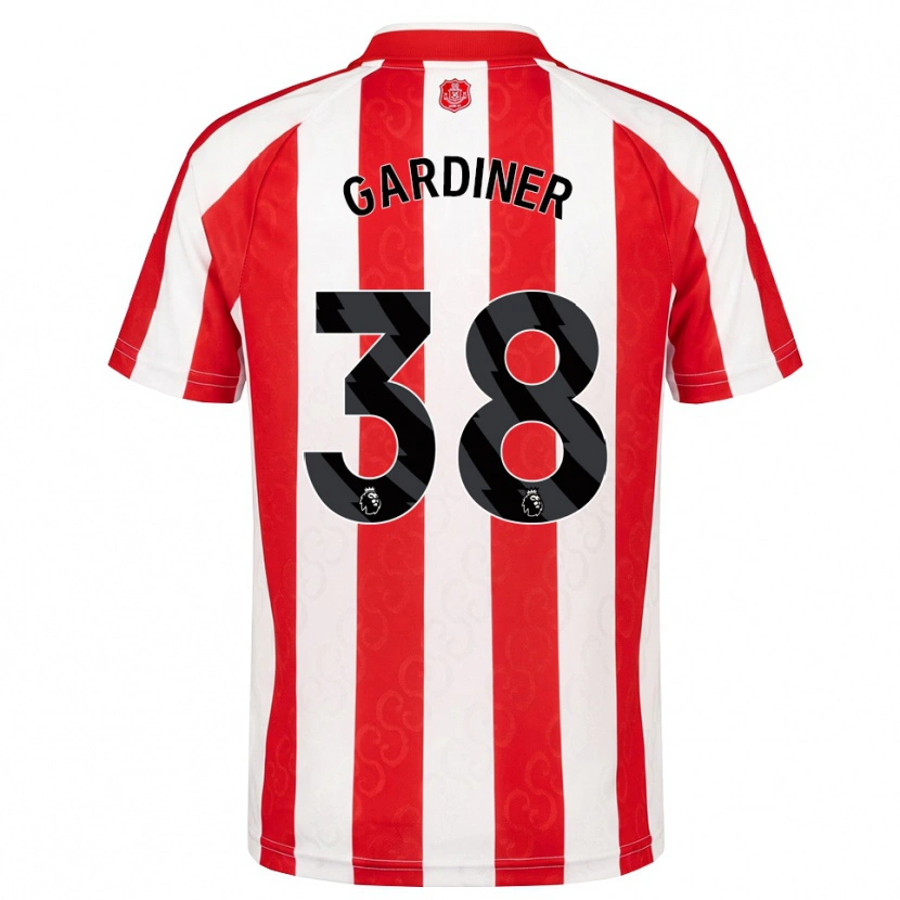 Danxen Heren Harry Gardiner #38 Rood Wit Zwart Thuisshirt Thuistenue 2026/27 T-Shirt