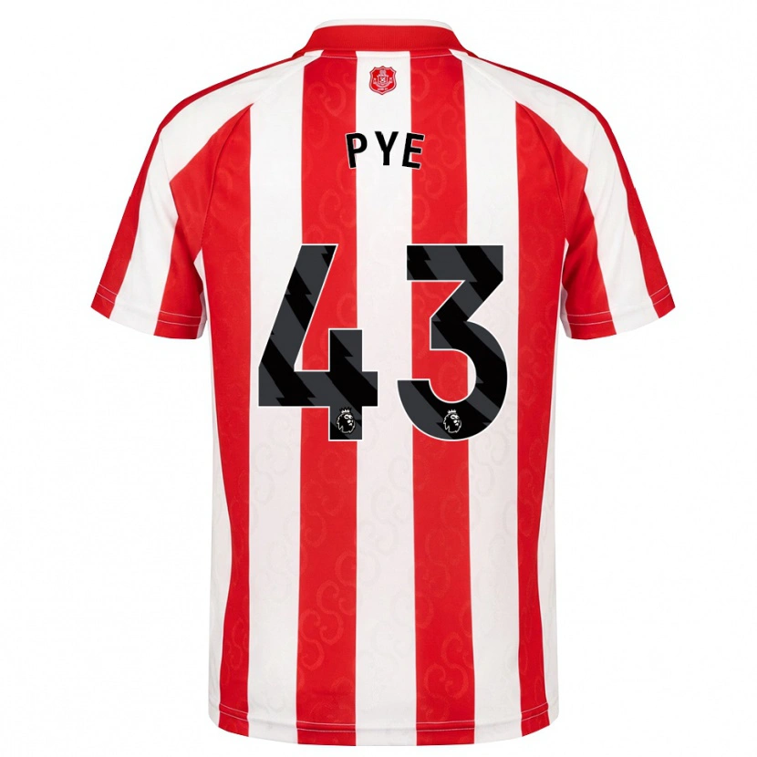 Danxen Heren Connor Pye #43 Rood Wit Zwart Thuisshirt Thuistenue 2026/27 T-Shirt