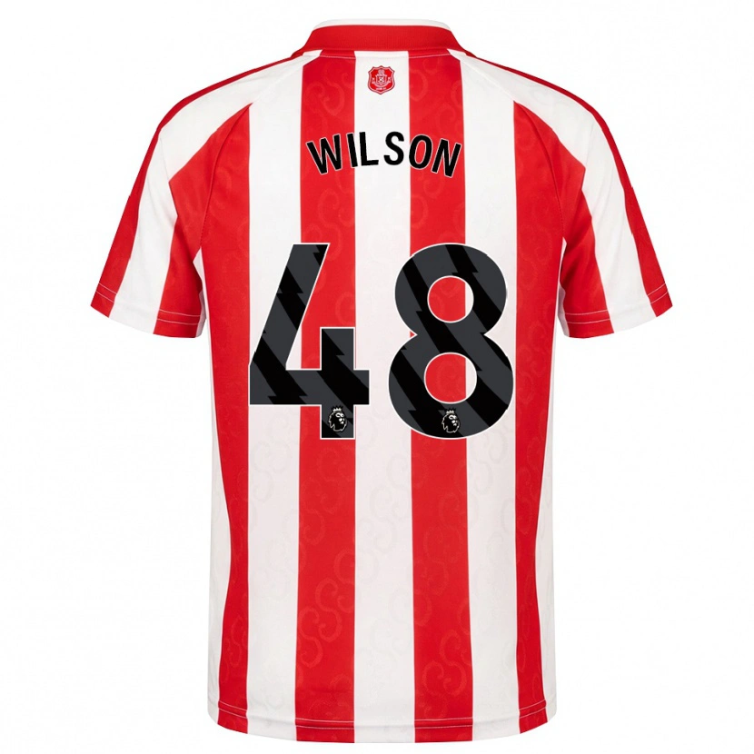 Danxen Heren Callum Wilson #48 Rood Wit Zwart Thuisshirt Thuistenue 2026/27 T-Shirt