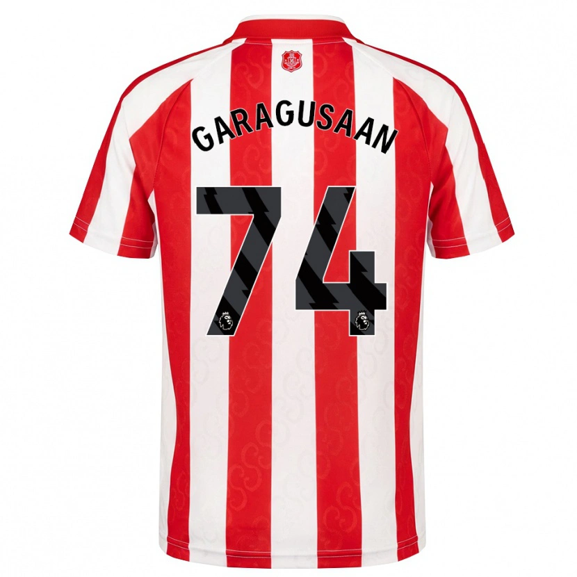 Danxen Heren Finn Geragusyan #74 Rood Wit Zwart Thuisshirt Thuistenue 2026/27 T-Shirt