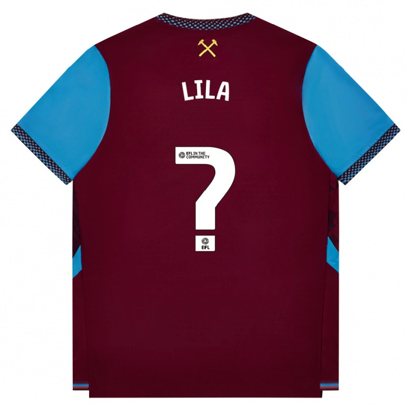 Danxen Heren Christian Lila #0 Bordeaux Korenbloemblauw Thuisshirt Thuistenue 2026/27 T-Shirt