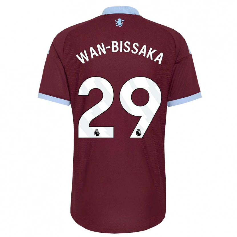 Danxen Heren Aaron Wan-Bissaka #29 Korenbloemblauw Bordeaux Thuisshirt Thuistenue 2026/27 T-Shirt