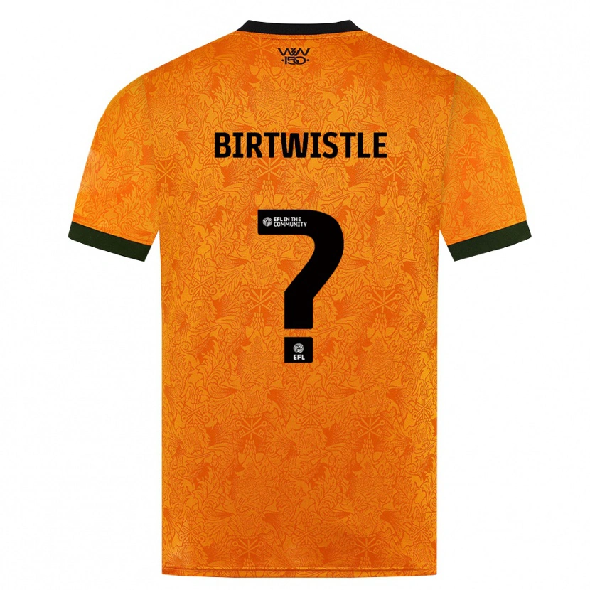 Danxen Heren Harry Birtwistle #0 Oranje Zwart Thuisshirt Thuistenue 2026/27 T-Shirt